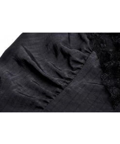 Dark In Love Dreadful 40's Blouse Black New In