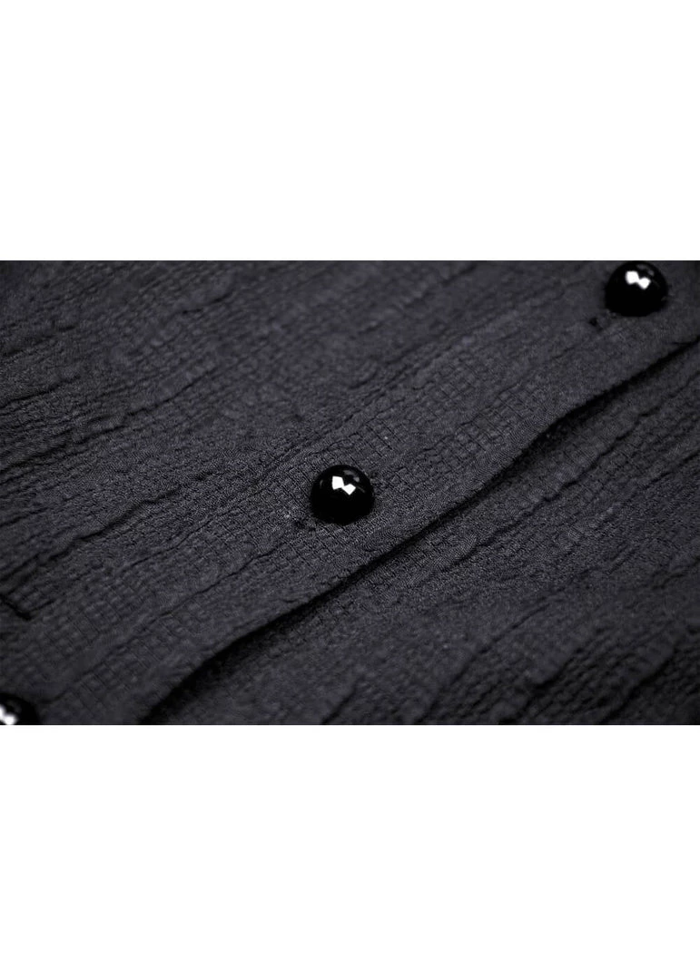 Dark In Love Dreadful 40's Blouse Black New In