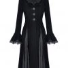 Dark In Love Crimson Peak Velvet Jacket Black New In