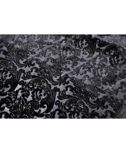 New In Dark In Love Elise Velvet Top Black