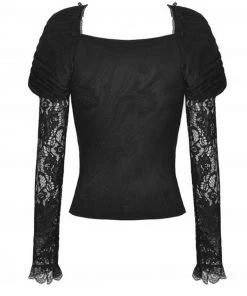 Dark In Love Symphony Lace Top Black New In