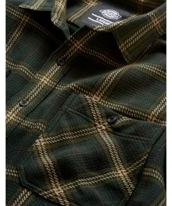 New In Dickies Mens Kuttawa Shirt Olive Green