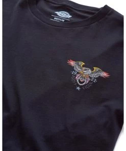 New In Dickies Mens Shandaken T-Shirt Black