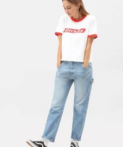 Dickies Ladies Hellier T-Shirt Red