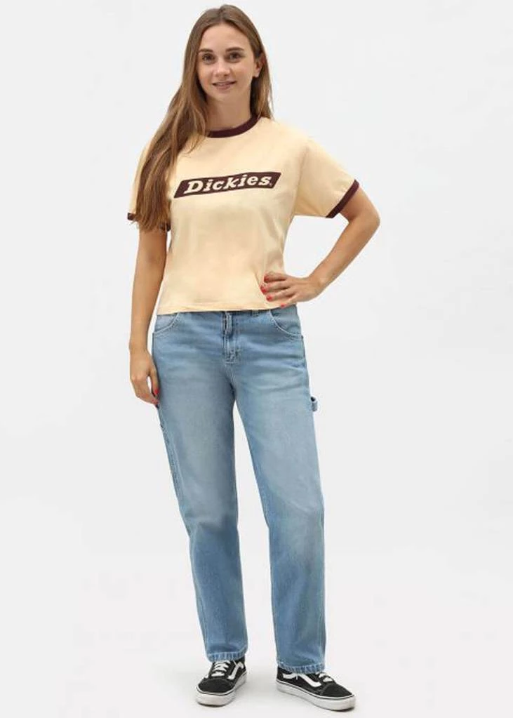 New In Dickies Dames Hellier T-Shirt Peach