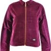 Dickies Ladies Sharpsburg Velvet Jacket Aubergine Purple