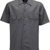Dickies Mens 1574 Work Shirt Short Sleeves Grey New In