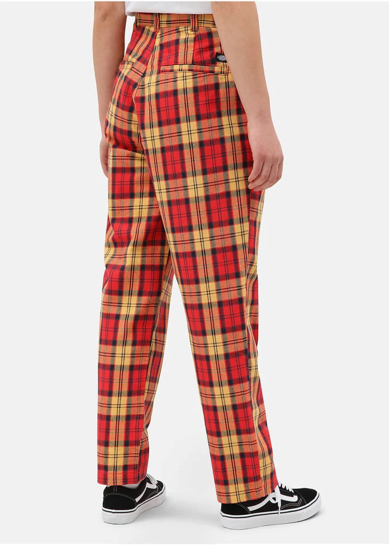 New In Dickies Womens New Iberia Trousers Red