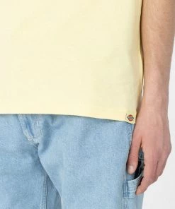 New In Dickies Mens Fircrest T-Shirt Pale Banana Yellow