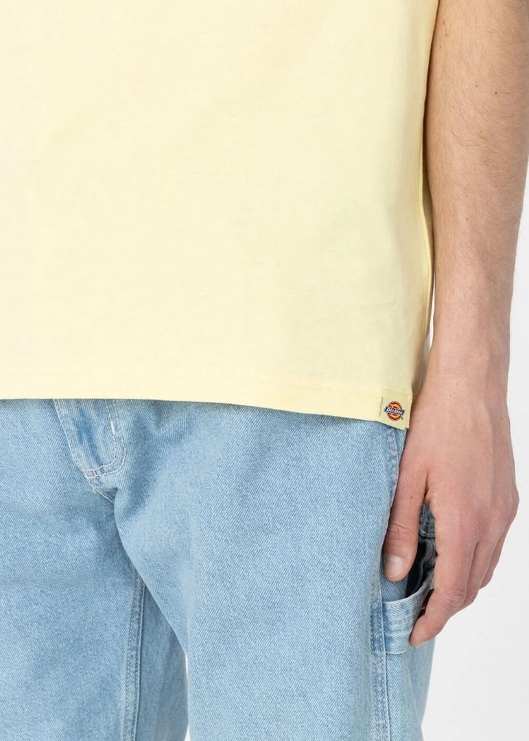 New In Dickies Mens Fircrest T-Shirt Pale Banana Yellow