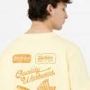 New In Dickies Mens Fircrest T-Shirt Pale Banana Yellow