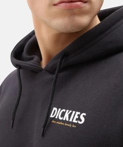 New In Dickies Mens Baldwin Hoodie Black