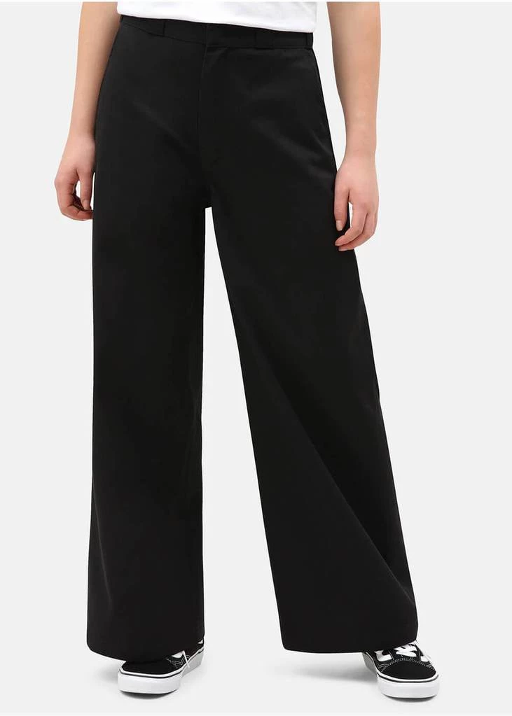 New In Dickies Womens Winnsboro Trousers In Black