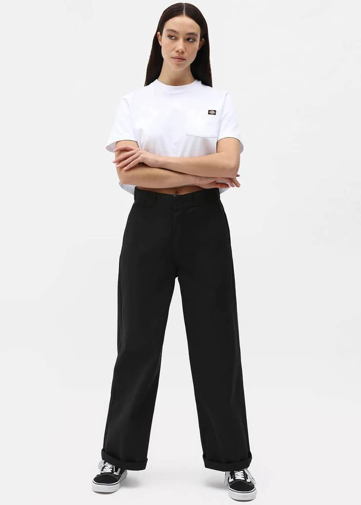 New In Dickies Womens Winnsboro Trousers In Black