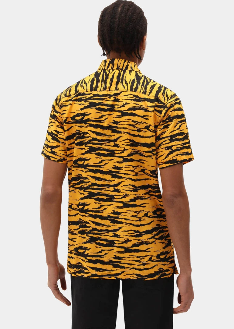 Dickies Mens Quamba Cadnium Shirt Yellow New In