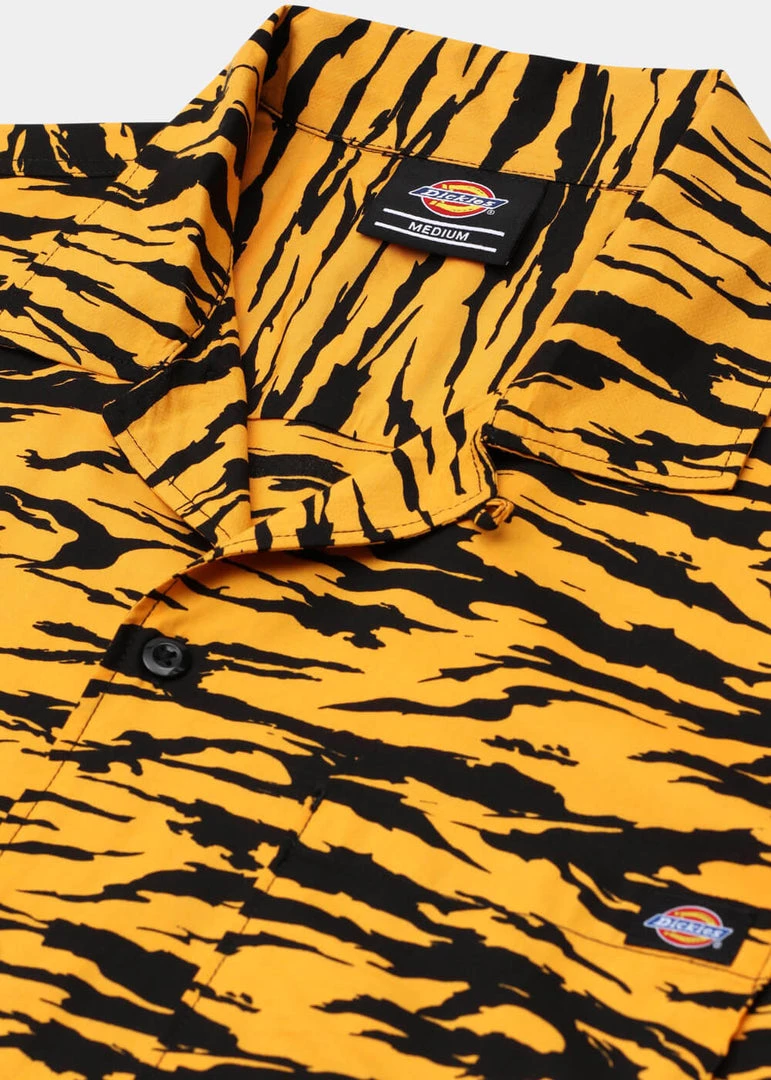 Dickies Mens Quamba Cadnium Shirt Yellow New In