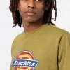 New In Dickies Men Icon Logo T-Shirt Moss Green