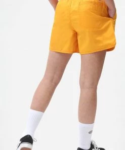Dickies Women Victoria 70's Shorts Cadnium Yellow