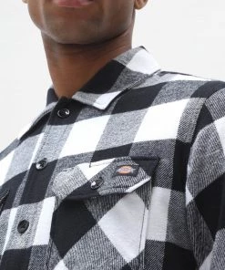 Dickies Men Sacramento Shirt Black New In