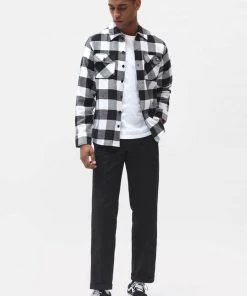 Dickies Men Sacramento Shirt Black New In