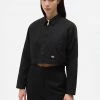New In Dickies Womens Kiester Cropped Jacket Black