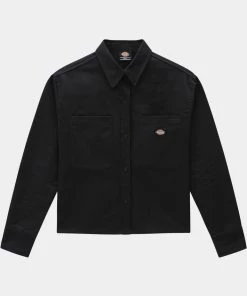 Dickies Womens Chokio Herringbone Shirt Black