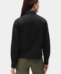 Dickies Womens Chokio Herringbone Shirt Black