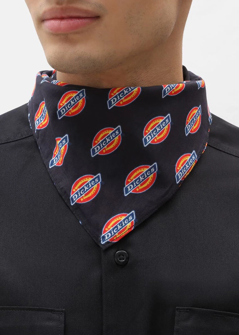 New In Dickies Logo Bandana Black