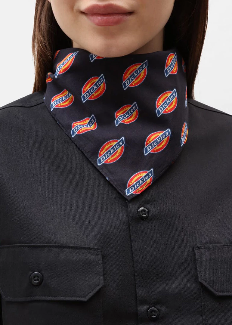 New In Dickies Logo Bandana Black