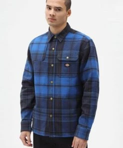 Dickies Men Nimmons Shirt Dark Navy