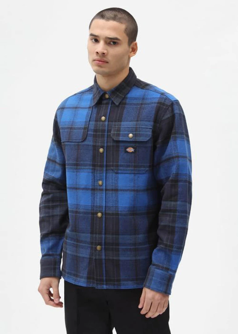 Dickies Men Nimmons Shirt Dark Navy