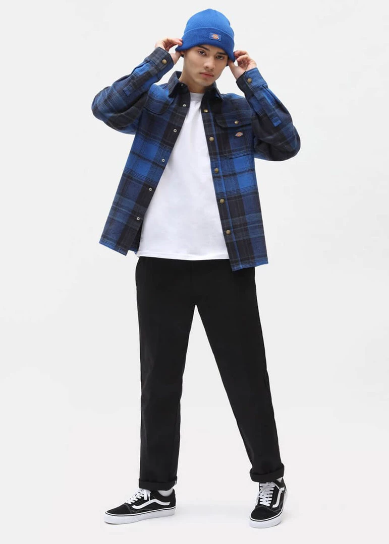 Dickies Men Nimmons Shirt Dark Navy