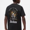 Dickies Mens Bettles Snake T-Shirt Black New In