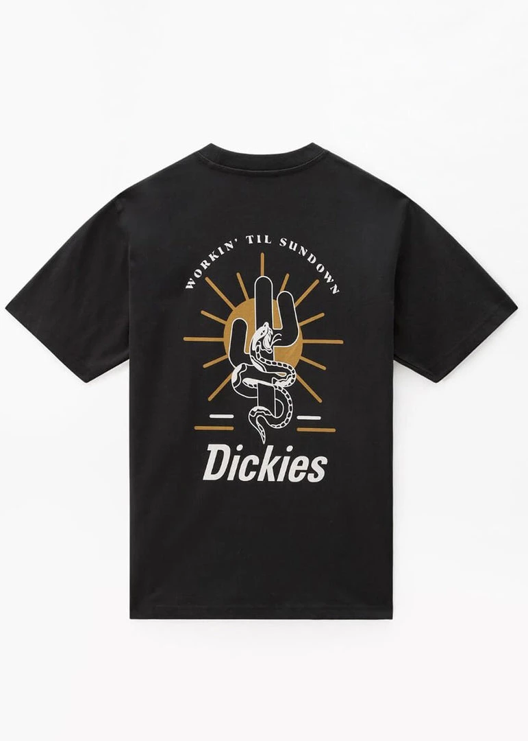 Dickies Mens Bettles Snake T-Shirt Black New In