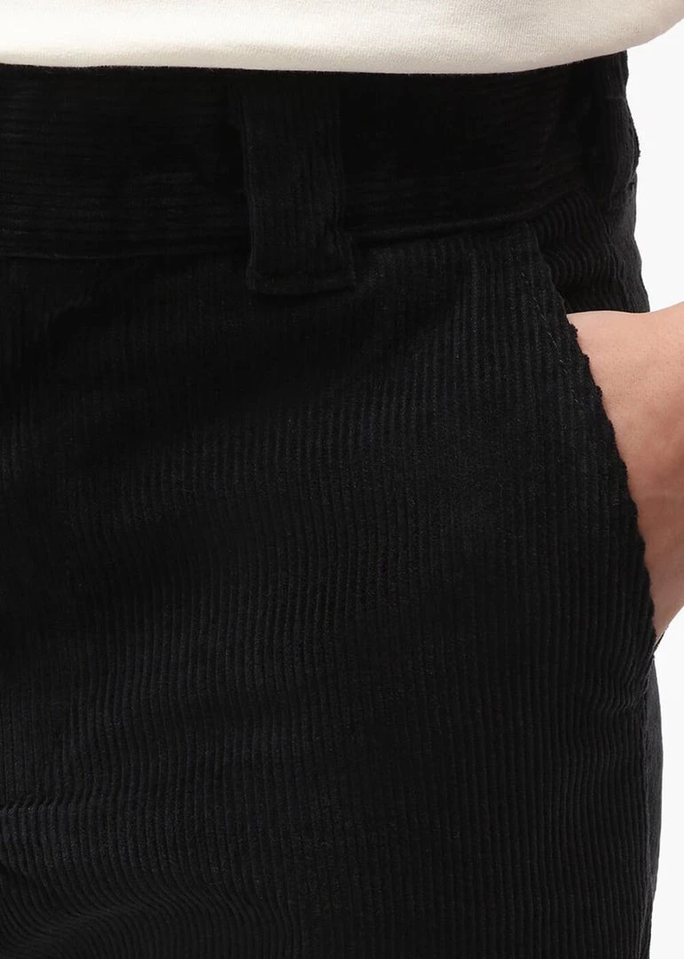 New In Dickies Womens 874 Crop Corduroy Trousers Black