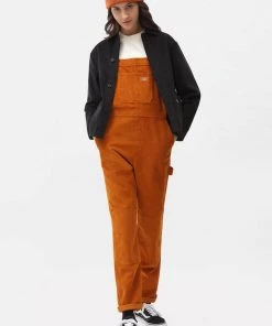 New In Dickies Womens Higginson Corduroy Shirt Black