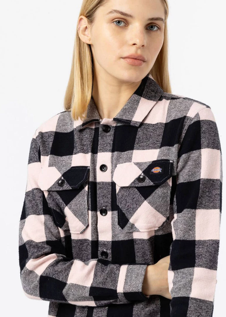 Dickies Women Sacramento Shirt Light Pink New In