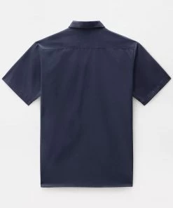 New In Dickies Men Saxman Shirt Navy