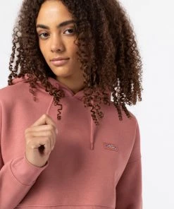 Dickies Women Oakport Cropped Hoodie Pink