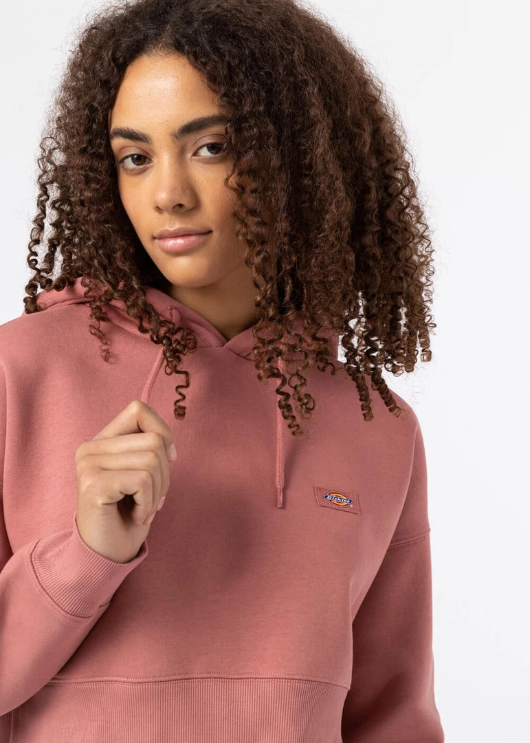 Dickies Women Oakport Cropped Hoodie Pink