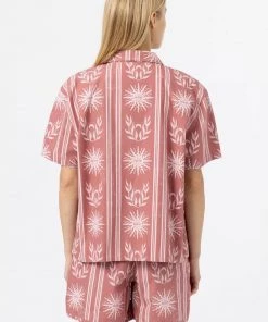 New In Dickies Dames Kelso Shirt Withered Rose Pink