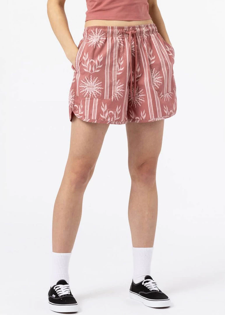 New In Dickies Dames Kelso Shorts Withered Rose Pink