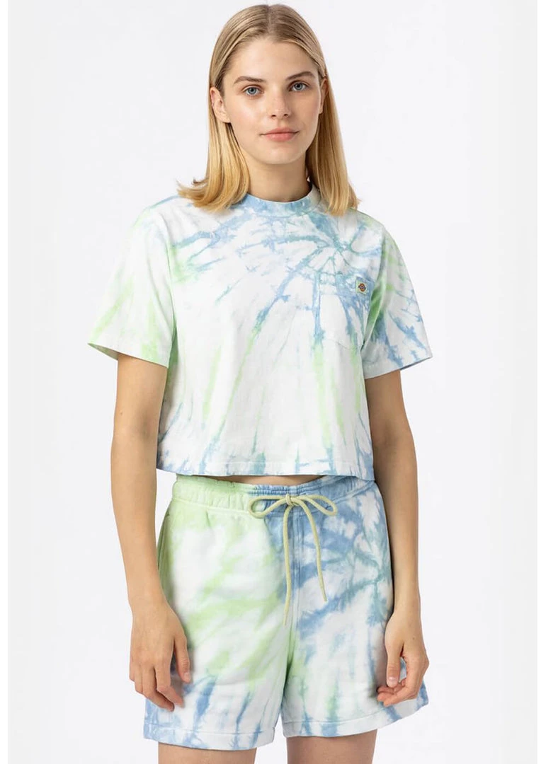 Dickies Dames Seatac Shorts Celadon Green New In