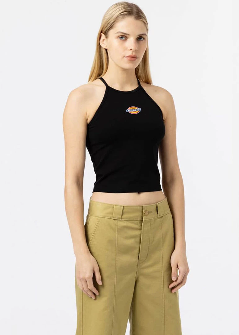 Dickies Dames Chain Lake Vest Top Black New In