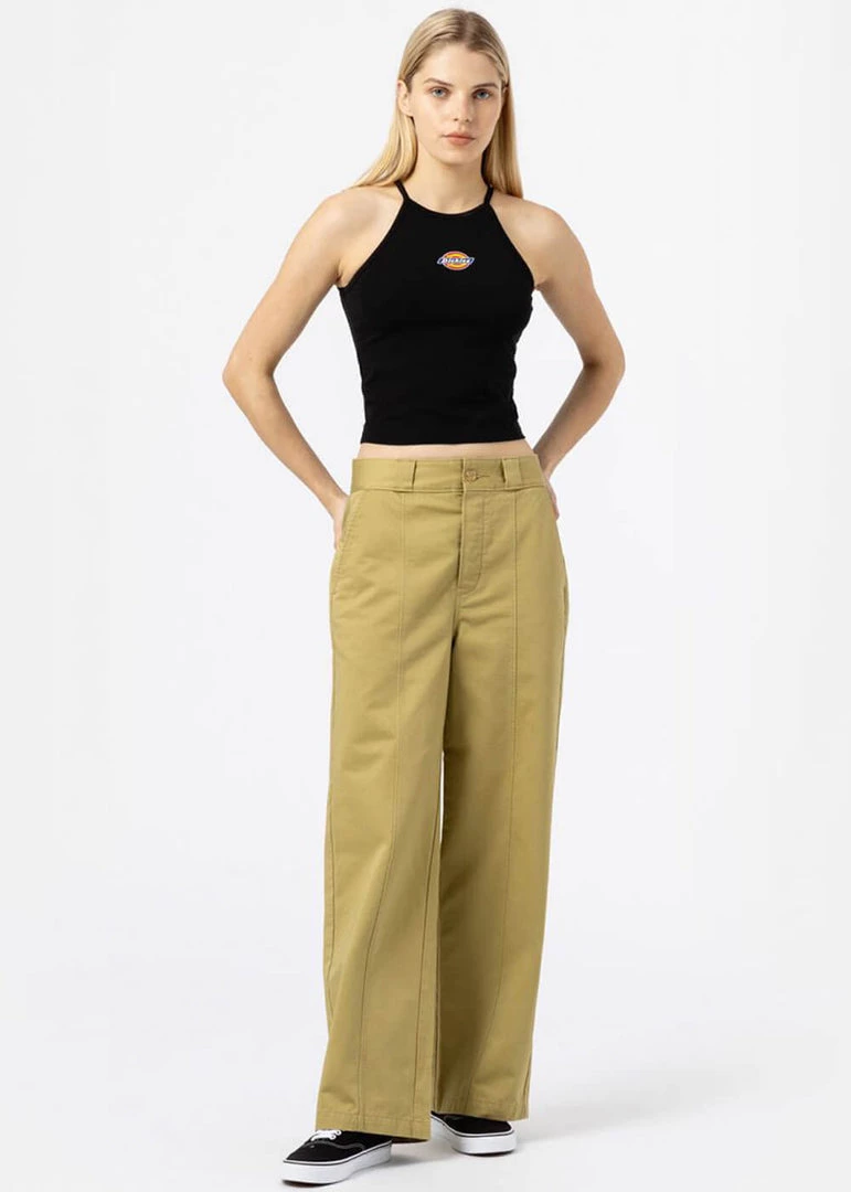 Dickies Dames Chain Lake Vest Top Black New In