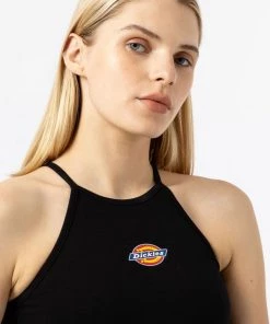 Dickies Dames Chain Lake Vest Top Black New In