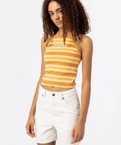 Dickies Womens Lynnwood Vest Top Pale Banana Yellow