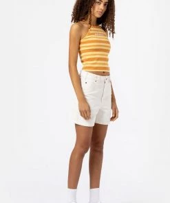 Dickies Womens Lynnwood Vest Top Pale Banana Yellow