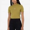 New In Dickies Women Maple Valley T-Shirt Moss Green