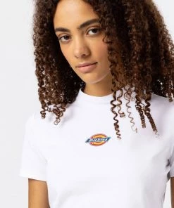 Dickies Women Maple Valley T-Shirt White New In